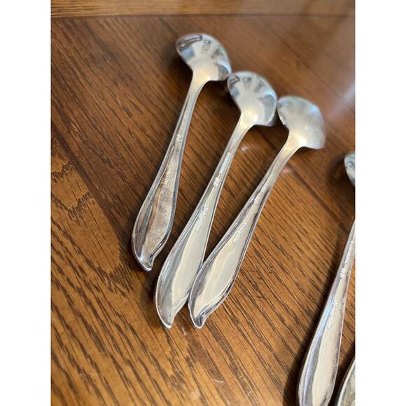Springtime Set Of 6 Serving Tablespoons 1847 Rogers Bros International 1957 - Picture 5 of 8